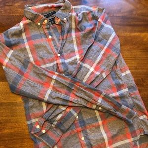 Banana Republic luxe flannel  button down